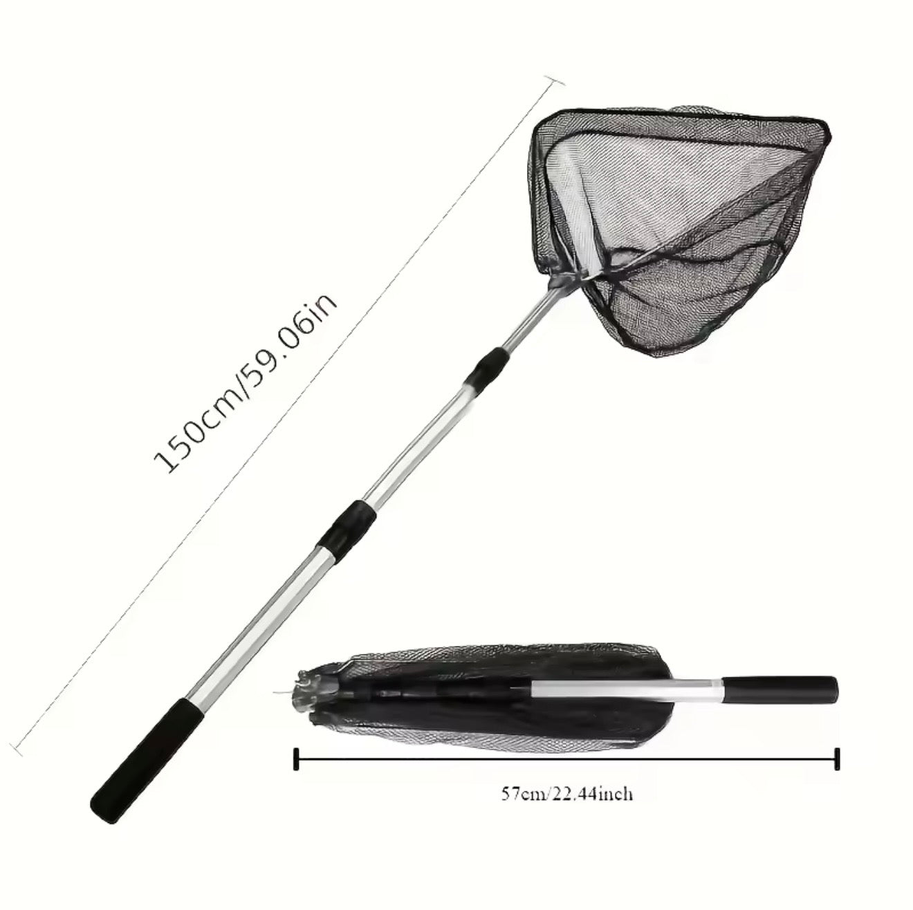 Never Lose a Catch!
The Ultimate Ultra-Lightweight
"Foldable Fishing Net